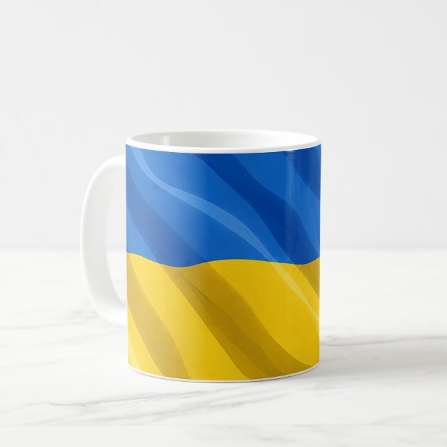 Ukraine Flag Mug (Devant gauche)