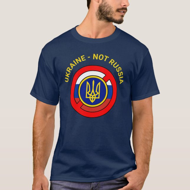 Ukraine - Pas le T-shirt russe (Devant)