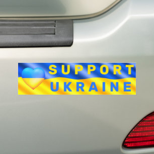 Ukraine Sticker drapeau pour la liberté cardiaque 