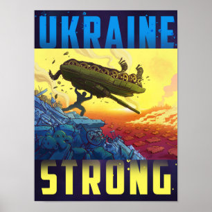 UKRAINE STRONG - poster