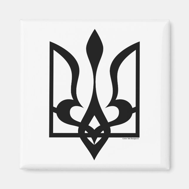 Ukraine / Tryzub - Magnet (Devant)