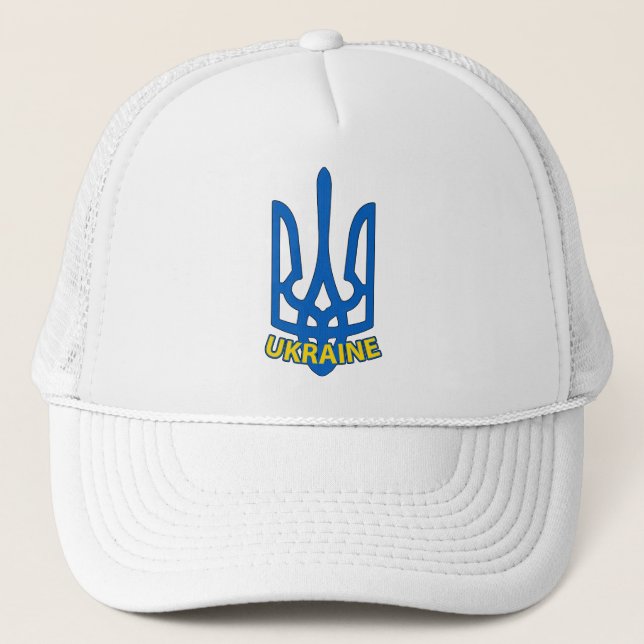 Ukraine Tryzub Trident Casquette (Devant)