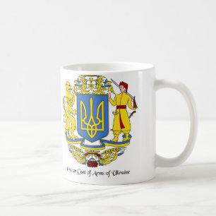 Ukrainien blanc classique de tasse