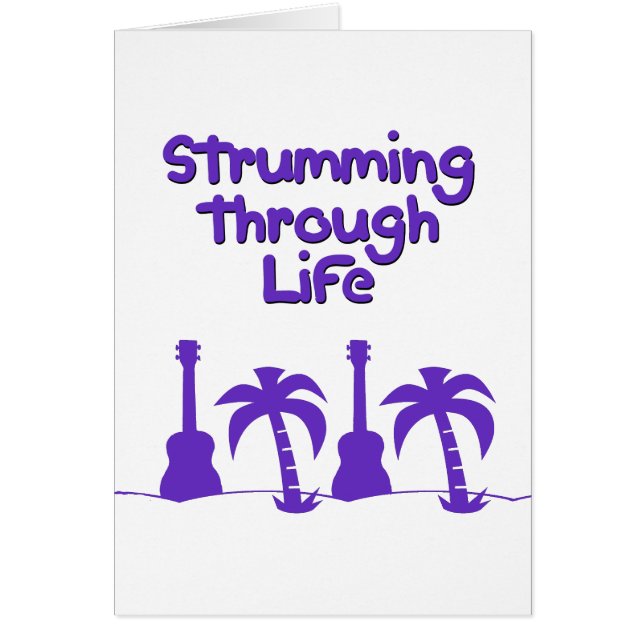 Ukulélé pourpre (Devant)