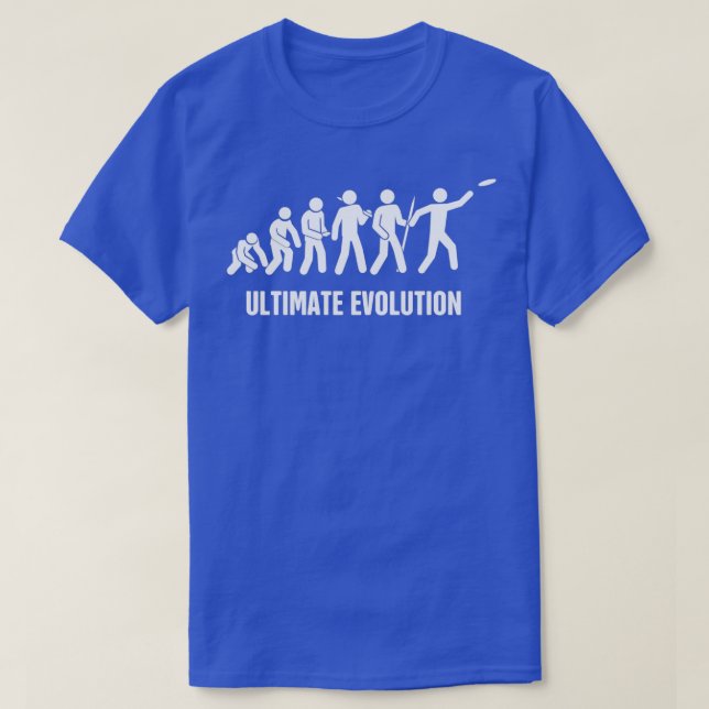 Ultimate Frisbee Evolution Classic TShirt (Design devant)