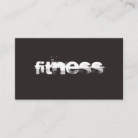 Ultra-épais Trend Grey Fitness Carte de visite spo