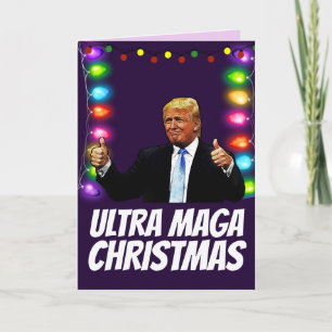 ULTRA MAGA DONALD TRUMP Cartes de Noël