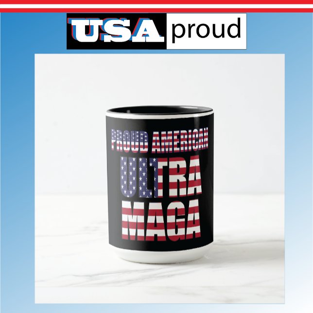 Ultra MAGA Trump Mug 🇺 🇸 Patriotique Conservateu (Créateur téléchargé)