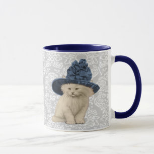 Ultra mignon Vintage Kitty Vintage Casquette Mug D