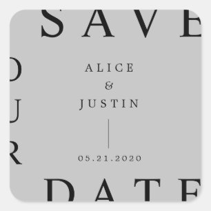 ultra moderne enregistrer la date autocollant