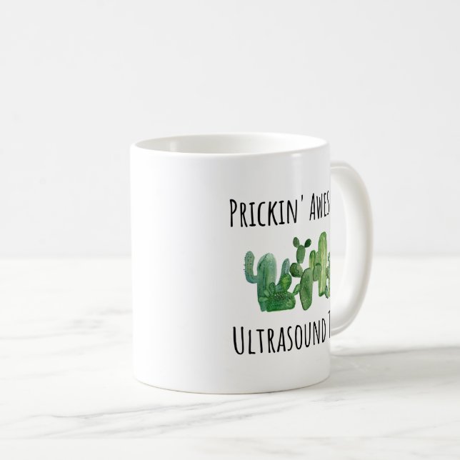 Ultrasound Tech Sonographer Gift Mug Coffee Coupe (Devant droit)