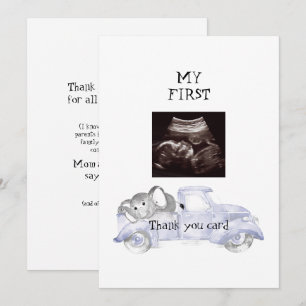 Ultrasound Vintage Blue Truck Merci drôle