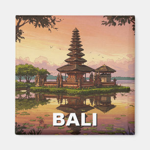 Ulun Danu Temple Bali Indonésie Magnet