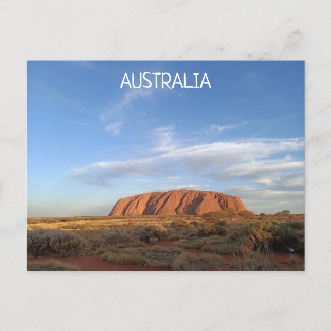 Uluru Australie Carte Postale (Devant)