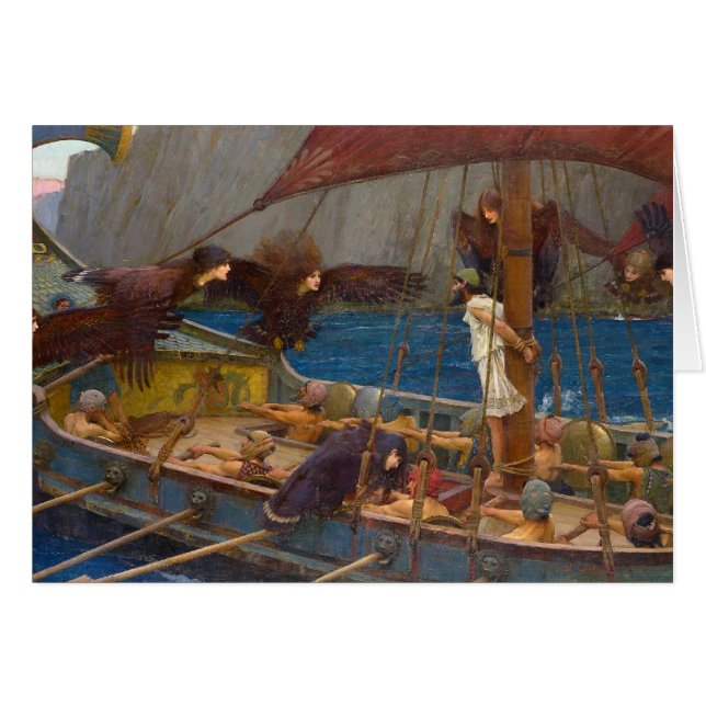 Ulysses et Sirens John William Waterhouse (Devant horizontal)
