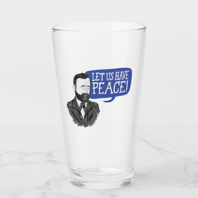 Ulysses S. Grant "Ayons la paix !" verre (Devant)