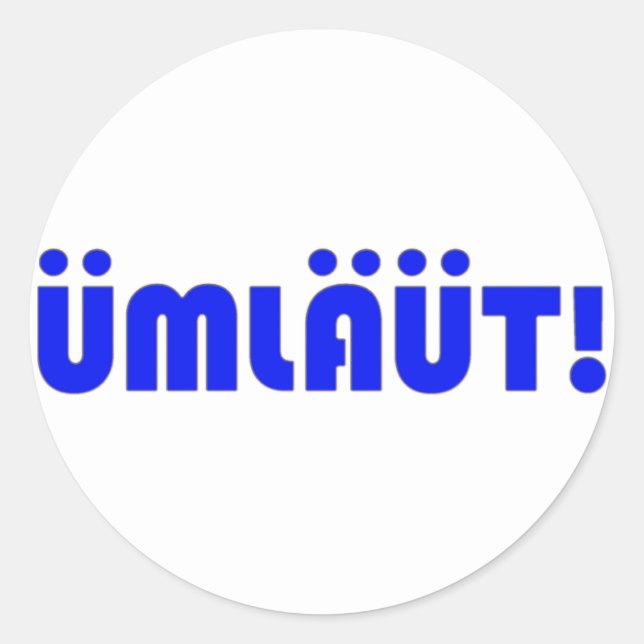 Umlaut ! Autocollants (Devant)