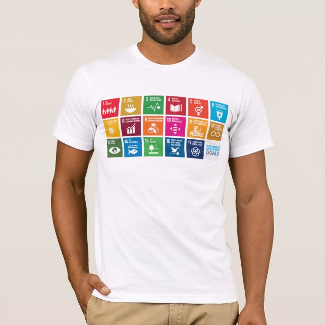 UN 17 Sustainable Development Goals T-Shirt (Devant)