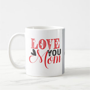 Un adorable amour, maman tasse de café