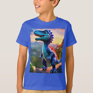 Un adorable et bébé t-shirt design dinosaure