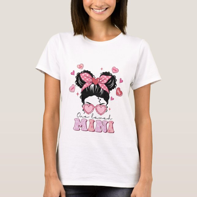 Un adoré mini-Valentines Day T-shirt (Devant)