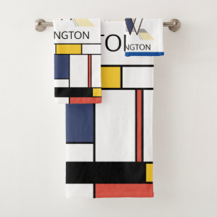 Un agréable néoplasticisme Art Monogramme. Lettre