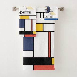 Un agréable néoplasticisme Art Monogramme. Lettre