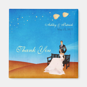 Un aimant de mariage d'histoire d'automne (dans