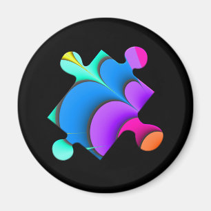 Un aimant de morceau de puzzle