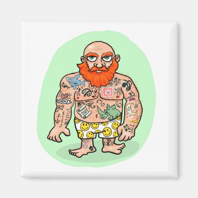 Un aimant Gentleman frappant (Devant)