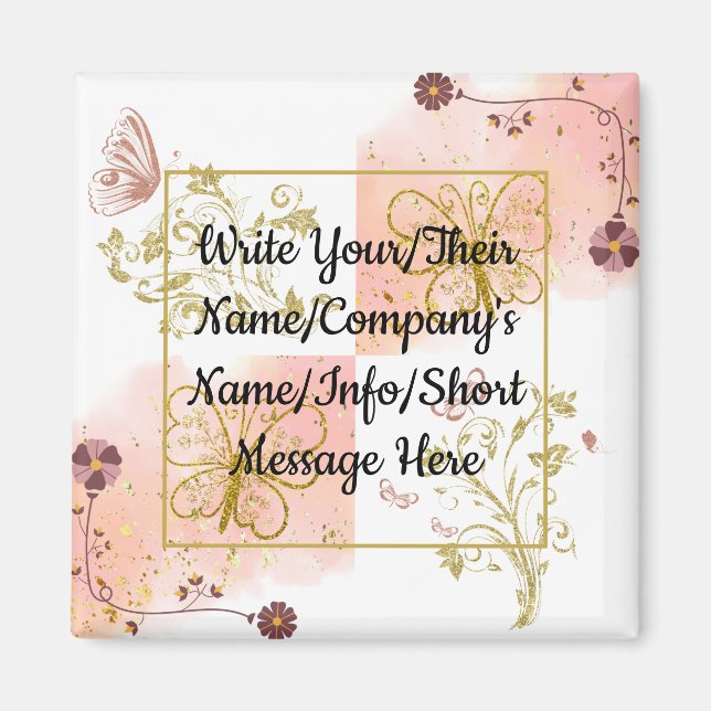 Un aimant personnalisé pour tout ce que vous aimez (Devant)