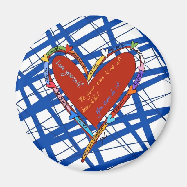 Un aimant qui encourage ! (Devant)