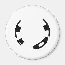 Un aimant rond pour lui