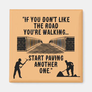 Un aimant "Une nouvelle route"