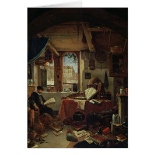 Un alchimiste dans son laboratoire