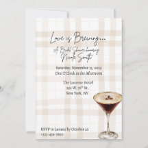 Un amour en préparation - Invitation à une fête de