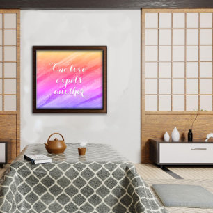 Un amour expulse une autre affiche d'encouragement