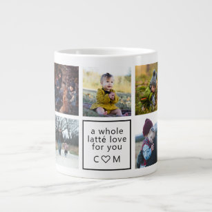 Un amour latte pour vous Photo Mug personnalisé