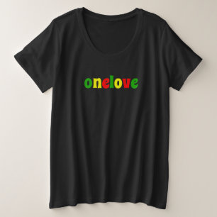 Un amour Rasta coloré couleurs Typographie