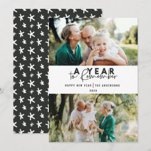 Un an de mémoire moderne minime multi photo