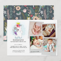 Un an en Flash | Invitation photo Collage
