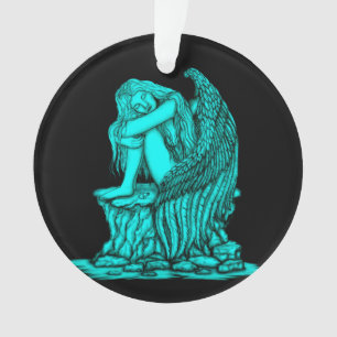 Un ange endormi sur la pierre