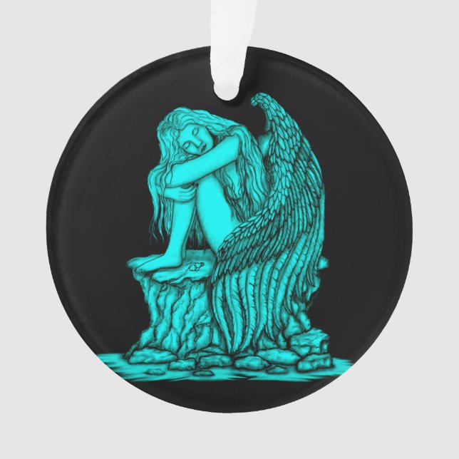 Un ange endormi sur la pierre (devant)