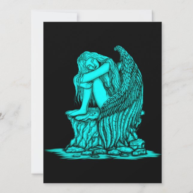 Un ange endormi sur la pierre (Devant)