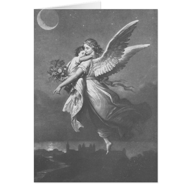 "Un ange n'a pas visité la terre verte." (Devant)