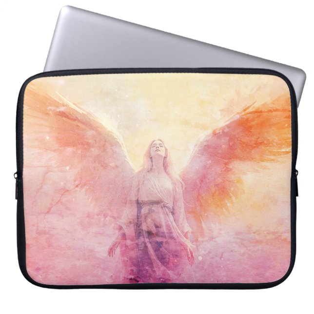 Un ange pastel sur un sac d'électronique 15" (Devant)