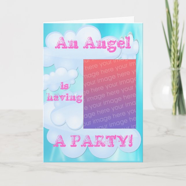 Un ange reçoit une invitation de fête (Devant)