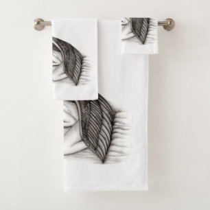 Un Angel endormi, noir et blanc