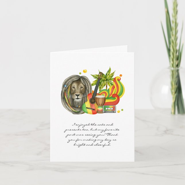 Un anniversaire d'amour | Merci photo (Devant)