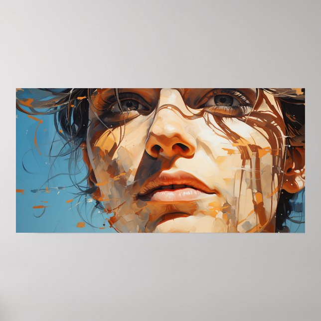 Un aperçu du futur tableau (Devant)